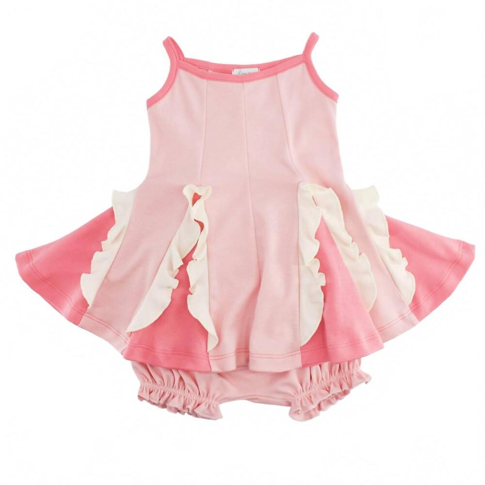 NEW LEMON LOVES LAYETTE baby girls amelia twirl dress in pink